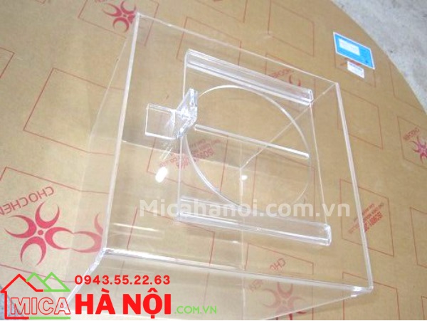 HÒM PHIẾU BỐC THĂM MICA TRONG DÙNG ĐỂ THU THẬP Ý KIẾN BIỂU QUYẾT SỰ KIỆN